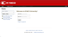 Tablet Screenshot of kymco.dulms.net